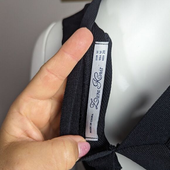 Zara black tank top, open back Zara Knit size M - Picture 7 of 8